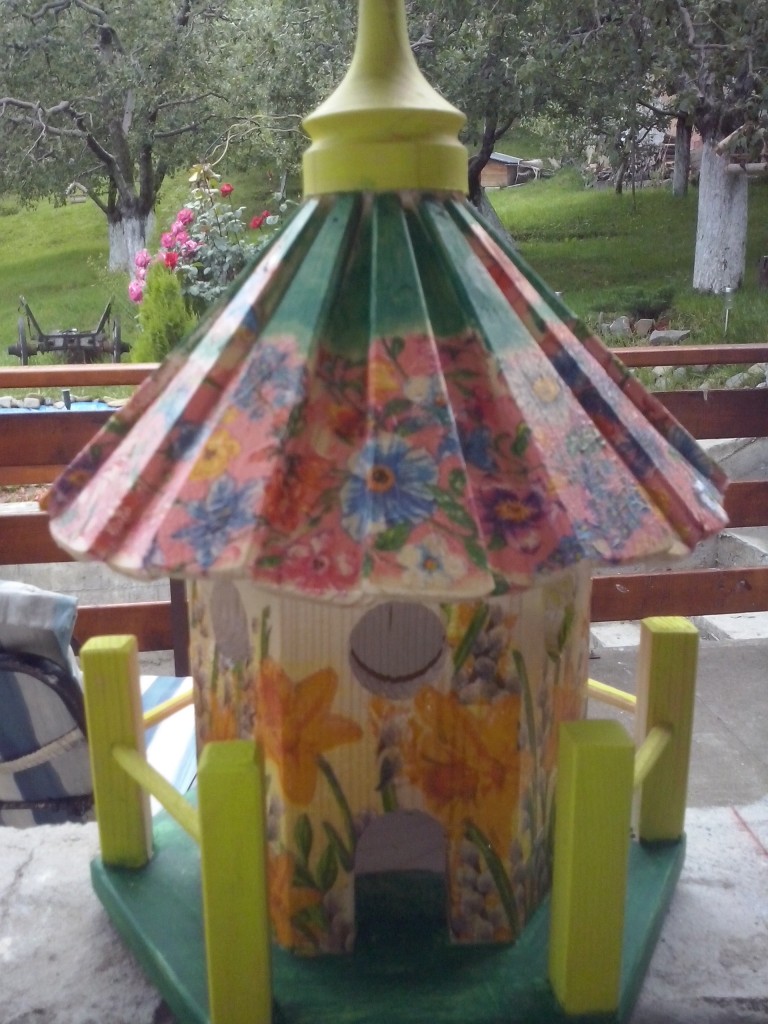 casuta pictata,de vrabiute